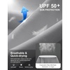 Men’s Sun Protection Hoodie Shirts Long Sleeve UPF 50+ Swim Shirts for Men Rash Guard Fishing Shirt Quick Dry(Light Grey)