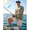 Men’s Sun Protection Hoodie Shirts Long Sleeve UPF 50+ Swim Shirts for Men Rash Guard Fishing Shirt Quick Dry(Olivine Camo)