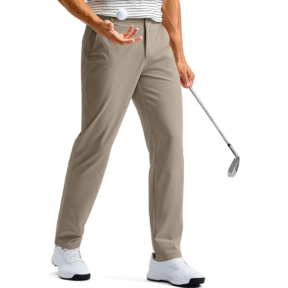 image:imageG Gradual Mens Golf Pants with 5 Pockets 303234 Lightweight Quick Dry Stretch Work Dress Pants Casual Slacks for MenCarbon DustW40 L32