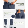 G Gradual Men’s Golf Pants with 5 Pockets 30″/32″/34″ Lightweight Quick Dry Stretch Work Dress Pants Casual Slacks for Men (Dusty Blue,W33 L34)