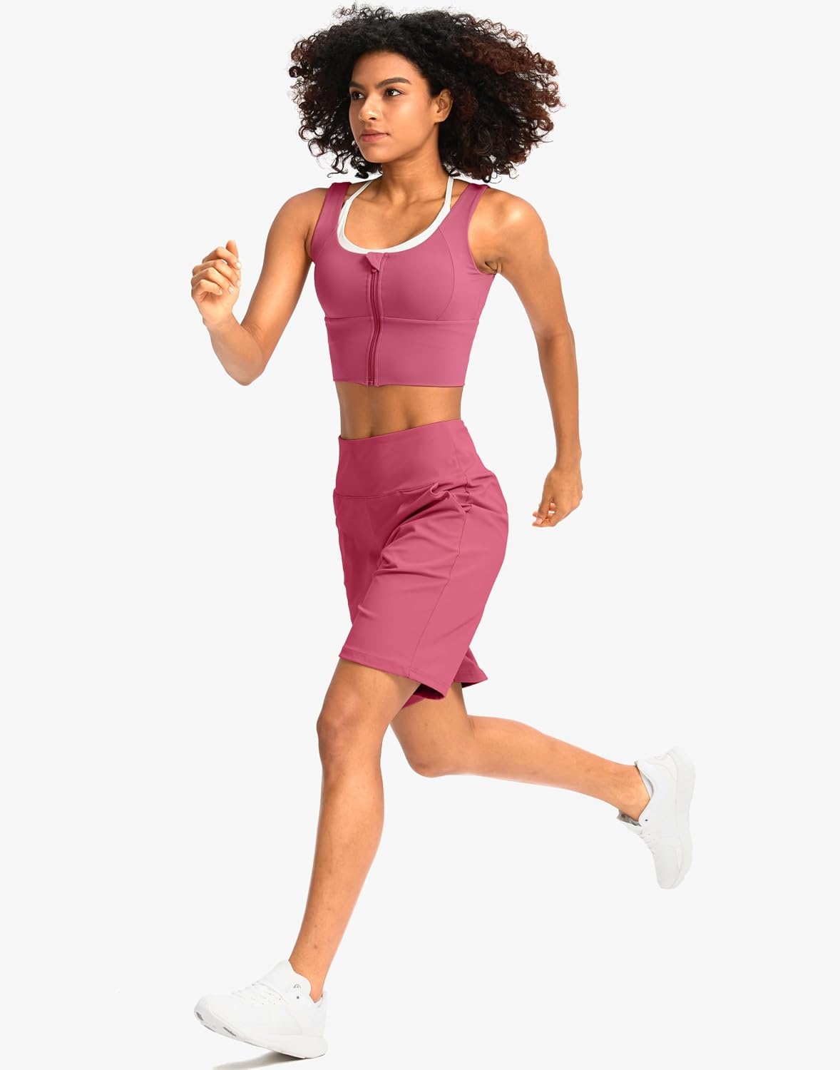 image:imageG Gradual Womens Bermuda Long Shorts with Pockets 975 High Waisted Shorts for Women Walking Athletic WorkoutBriar Rose