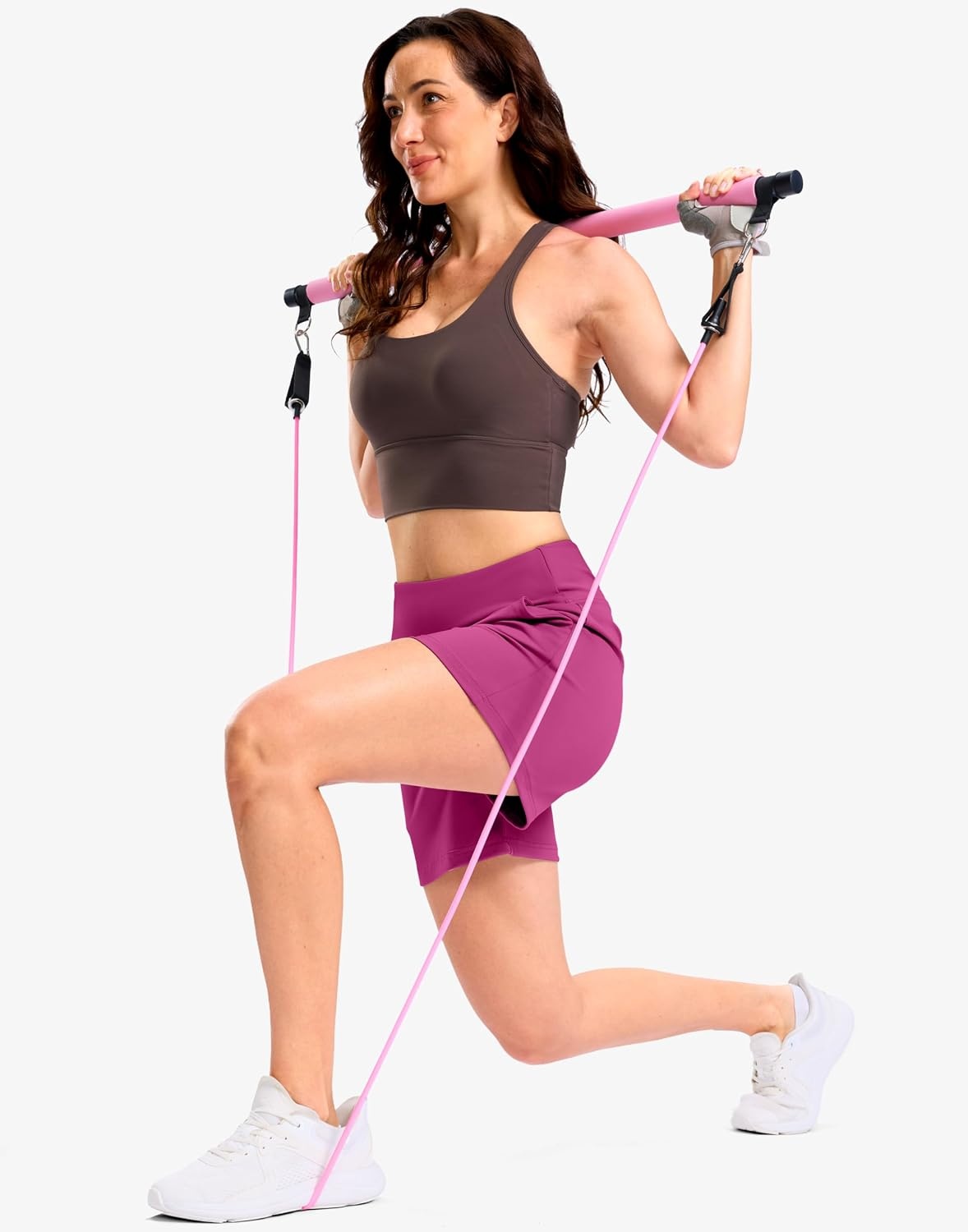 image:imageG Gradual Womens Bermuda Long Shorts with Pockets 975 High Waisted Shorts for Women Walking Athletic WorkoutBriar Rose