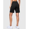 G Gradual Women’s 7″ Athletic Hiking Long Shorts with Pockets High Waisted Stretchy Bermuda Shorts for Women Workout Casual(Black)