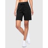 G Gradual Women’s 7″ Athletic Hiking Long Shorts with Pockets High Waisted Stretchy Bermuda Shorts for Women Workout Casual(Black)