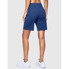 G Gradual Women’s 7″ Athletic Hiking Long Shorts with Pockets High Waisted Stretchy Bermuda Shorts for Women Workout Casual(Blue)