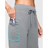 G Gradual Women’s 7″ Athletic Hiking Long Shorts with Pockets High Waisted Stretchy Bermuda Shorts for Women Workout Casual(Bright Grey)