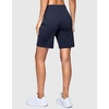 G Gradual Women’s 7″ Athletic Hiking Long Shorts with Pockets High Waisted Stretchy Bermuda Shorts for Women Workout Casual(Navy)