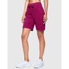 G Gradual Women’s 7″ Athletic Hiking Long Shorts with Pockets High Waisted Stretchy Bermuda Shorts for Women Workout Casual(Rose)
