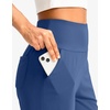 G Gradual Women’s Bermuda Long Shorts with Pockets 9″/7″/5″ High Waisted Shorts for Women Walking Athletic Workout(Blue)