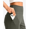 G Gradual Women’s Bermuda Long Shorts with Pockets 9″/7″/5″ High Waisted Shorts for Women Walking Athletic Workout(Grey Sage)