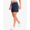 G Gradual Women’s Bermuda Long Shorts with Pockets 9″/7″/5″ High Waisted Shorts for Women Walking Athletic Workout(Navy)