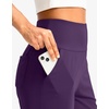 G Gradual Women’s Bermuda Long Shorts with Pockets 9″/7″/5″ High Waisted Shorts for Women Walking Athletic Workout(Purple)