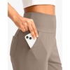 G Gradual Women’s Bermuda Long Shorts with Pockets 9″/7″/5″ High Waisted Shorts for Women Walking Athletic Workout(Taupe)