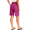 G Gradual Women’s Bermuda Long Shorts with Pockets 9″/7″/5″ High Waisted Shorts for Women Walking Athletic Workout(Velvet Dust)