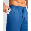 G Gradual Men’s Athletic Shorts with Pockets 9″ / 11″ Long Basketball Shorts Lightweight Quick Dry Gym Workout Shorts for Men(Blue)