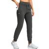 G Gradual Women’s 28″/30″/32″ Fleece Lined Joggers Water Resistant High Waisted Winter Thermal Tall Sweatpants with Pockets(Charcoal)