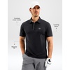 G Gradual Mens Golf Shirt Dry Fit Stretch Polo Shirts for Men Moisture Wicking Short Sleeve Polos Athletic Tennis Casual(Dark Grey)
