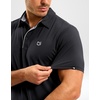 G Gradual Mens Golf Shirt Dry Fit Stretch Polo Shirts for Men Moisture Wicking Short Sleeve Polos Athletic Tennis Casual(Dark Grey)