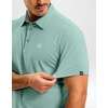 G Gradual Mens Golf Shirt Dry Fit Stretch Polo Shirts for Men Moisture Wicking Short Sleeve Polos Athletic Tennis Casual(Jasmine Green)