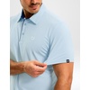 G Gradual Mens Golf Shirt Dry Fit Stretch Polo Shirts for Men Moisture Wicking Short Sleeve Polos Athletic Tennis Casual(Light Blue)