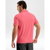 G Gradual Mens Golf Shirt Dry Fit Stretch Polo Shirts for Men Moisture Wicking Short Sleeve Polos Athletic Tennis Casual(Pink)