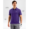 G Gradual Mens Golf Shirt Dry Fit Stretch Polo Shirts for Men Moisture Wicking Short Sleeve Polos Athletic Tennis Casual(Purple)