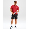 G Gradual Mens Golf Shirt Dry Fit Stretch Polo Shirts for Men Moisture Wicking Short Sleeve Polos Athletic Tennis Casual(Red)