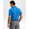 G Gradual Mens Golf Shirt Dry Fit Stretch Polo Shirts for Men Moisture Wicking Short Sleeve Polos Athletic Tennis Casual(Sky Blue)