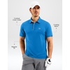 G Gradual Mens Golf Shirt Dry Fit Stretch Polo Shirts for Men Moisture Wicking Short Sleeve Polos Athletic Tennis Casual(Sky Blue)