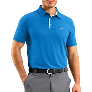 G Gradual Mens Golf Shirt Dry Fit Stretch Polo Shirts for Men Moisture Wicking Short Sleeve Polos Athletic Tennis Casual(Sky Blue)