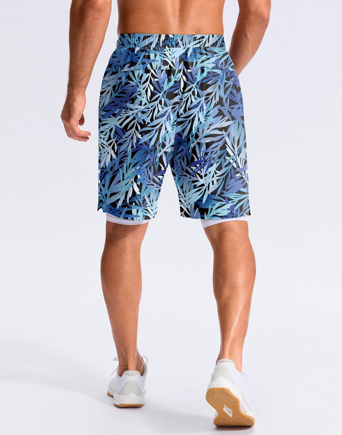 image:imageG Gradual Mens Running Gym Shorts with Compression Liner 5 7 9 Quick Dry Workout Athletic Shorts for Men Zipper PocketsBlue Dynamic