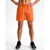 G Gradual Men’s Athletic Running Shorts Zip Pocket Quick Dry | Lightweight Moisture-Wicking Fabric, Flat Elastic Waistband, Drawcord Fit, 5″/7″/9″ Options, Gym Golf Tennis And Hiking(Orange)