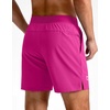 G Gradual Men’s Athletic Running Shorts Zip Pocket Quick Dry | Lightweight Moisture-Wicking Fabric, Flat Elastic Waistband, Drawcord Fit, 5″/7″/9″ Options, Gym Golf Tennis And Hiking(Rose)