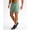 G Gradual Men’s Athletic Running Shorts Zip Pocket Quick Dry | Lightweight Moisture-Wicking Fabric, Flat Elastic Waistband, Drawcord Fit, 5″/7″/9″ Options, Gym Golf Tennis And Hiking(Green Bamboo)