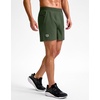 G Gradual Men’s Athletic Running Shorts Zip Pocket Quick Dry | Lightweight Moisture-Wicking Fabric, Flat Elastic Waistband, Drawcord Fit, 5″/7″/9″ Options, Gym Golf Tennis And Hiking(Dark Olive)