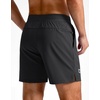 G Gradual Men’s Athletic Running Shorts Zip Pocket Quick Dry | Lightweight Moisture-Wicking Fabric, Flat Elastic Waistband, Drawcord Fit, 5″/7″/9″ Options, Gym Golf Tennis And Hiking(Black)