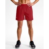 G Gradual Men’s Athletic Running Shorts Zip Pocket Quick Dry | Lightweight Moisture-Wicking Fabric, Flat Elastic Waistband, Drawcord Fit, 5″/7″/9″ Options, Gym Golf Tennis And Hiking(Red)