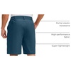 G Gradual Men’s Golf Shorts 9″ Lightweight Casual Stretch Shorts for Men | 3 Pockets, Stretch, Quick Dry, Breathable, Moisture wicking, Expandable Waistband, Zip fly, Dress Work Shorts(Dusty Blue)