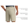 G Gradual Men’s Golf Shorts 9″ Lightweight Casual Stretch Shorts for Men | 3 Pockets, Stretch, Quick Dry, Breathable, Moisture wicking, Expandable Waistband, Zip fly, Dress Work Shorts(Light Khaki)
