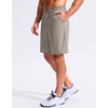 G Gradual Men’s Golf Shorts 9″ Lightweight Casual Stretch Shorts for Men | 3 Pockets, Stretch, Quick Dry, Breathable, Moisture wicking, Expandable Waistband, Zip fly, Dress Work Shorts(Carbon Dust)