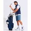G Gradual Men’s Golf Shorts 9″ Lightweight Casual Stretch Shorts for Men | 3 Pockets, Stretch, Quick Dry, Breathable, Moisture wicking, Expandable Waistband, Zip fly, Dress Work Shorts(Dusty Blue)