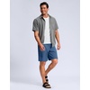 G Gradual Men’s Hiking Shorts 9″ Lightewight Casual Shorts for Men Quick Dry Stretch Golf Shorts with 3 Zipper Pockets Summer(Blue,XXL)