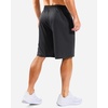 G Gradual Men’s Long Basketball Shorts with Zipper Pocket 9″/11” Quick Dry Gym Shorts Lightweight Athletic Shorts for Men(Black)