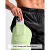 G Gradual Men’s Running Gym Shorts with Compression Liner 5″/ 7″/ 9″ Quick Dry Workout Athletic Shorts for Men Zipper Pockets(Black Totem)