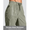 G Gradual Women’s 13″ Long Hiking Shorts with 3 Pockets | Lightweight, Quick Dry, Water Resistant, UPF 50+, Zipper Pocket, Elastic Waist, Summer, Outdoor, Travel, Walking(Sage Grey)