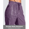 G Gradual Women’s 13″ Long Hiking Shorts with 3 Pockets | Lightweight, Quick Dry, Water Resistant, UPF 50+, Zipper Pocket, Elastic Waist, Summer, Outdoor, Travel, Walking(Purple)