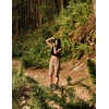 G Gradual Women’s 13″ Long Hiking Shorts with 3 Pockets | Lightweight, Quick Dry, Water Resistant, UPF 50+, Zipper Pocket, Elastic Waist, Summer, Outdoor, Travel, Walking(Dark Khaki)