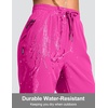 G Gradual Women’s 13″ Long Hiking Shorts with 3 Pockets | Lightweight, Quick Dry, Water Resistant, UPF 50+, Zipper Pocket, Elastic Waist, Summer, Outdoor, Travel, Walking(Rose)
