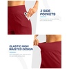 G Gradual Women’s Athletic Shorts 6″ High Waisted Casual Shorts for Women | Stretchy, Quick Dry, Breathable, Lightweight, Moisture-Wicking, Soft, Comfortable，Walking, Workout, Daily(Tomato Red)
