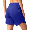 G Gradual Women’s Athletic Shorts 6″ High Waisted Casual Shorts for Women | Stretchy, Quick Dry, Breathable, Lightweight, Moisture-Wicking, Soft, Comfortable，Walking, Workout, Daily(Royal Blue)